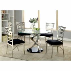 ROXO DINING SETS 5PC (TABLE + 4 SIDE CHAIRS) 